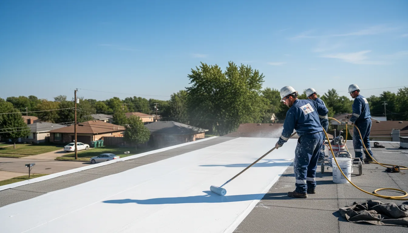 Commercial roof coating in Pinola, MS near me